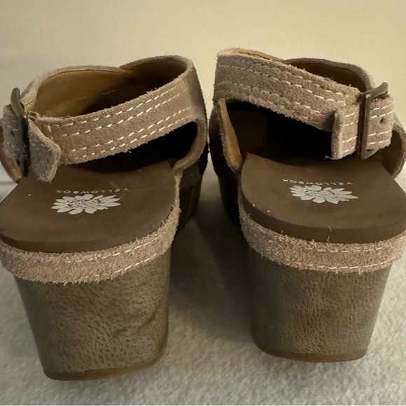 Yellow Box Suede Clogs - Picture 4 of 5